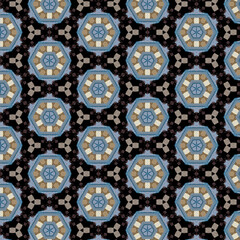 Vibrant and Symmetrical Digital Abstract Kaleidoscope Art with Intricate Geometric Patterns, Fractal Elements, and Psychedelic Colors, Perfect for Contemporary Design Projects, Modern Wallpaper