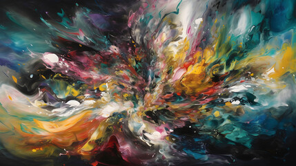 abstract color background. gennerated ai