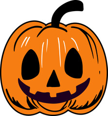 doodles halloween elements ghost ghost pumpkin vector illustration