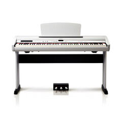 Electronic Piano isolated on white background
