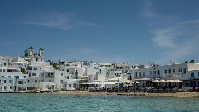 Naousa town in paros greece