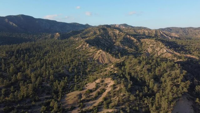 Aerial View near Lockwood Valley, Los Padres National Forest, California