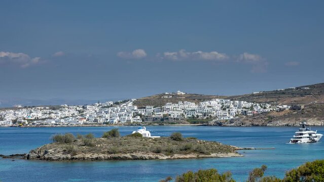 Naousa town in paros greece