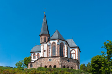 Fototapeta na wymiar Wallfahrtskapelle Sankt Anna in Burrweiler. Region Pfalz im Bundesland Rheinland-Pfaz in Deutschland