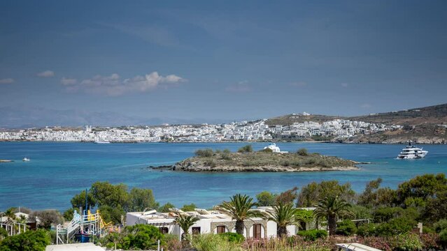 Naousa town in paros greece