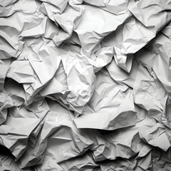 Obraz premium crumpled paper texture - generative ai