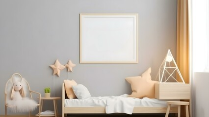 Comprehensive 3D Rendered Frame Mockup Set: Featuring Various Room Styles including Farmhouse, Art Studio, Children's, Minimalist, Military, Coastal, Dining, and Scandinavian Interiors - ai generated