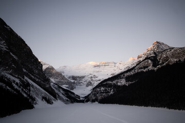 Lake Louise Alberta Canada in the winter
