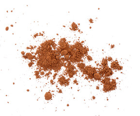 Fototapeta Cocoa powder on transparent png obraz