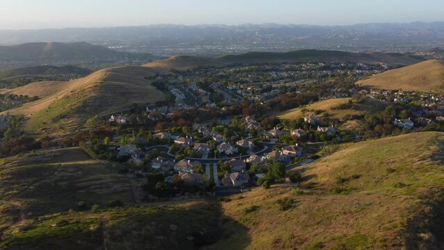 Aerial View of Wood Ranch, Simi Valley, California