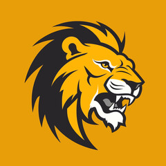  lion logo minimalistic