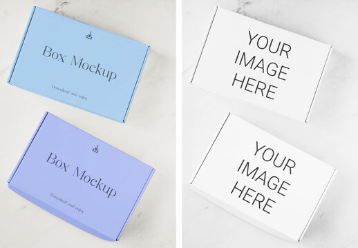 Cardboard Box Mockups