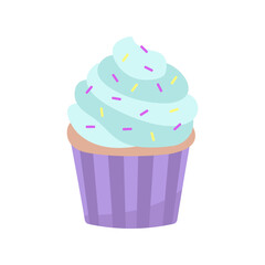 Blue cupcake