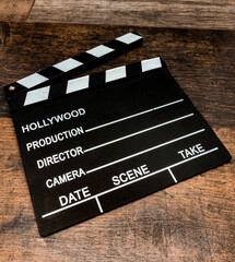 Obraz premium movie clapper board