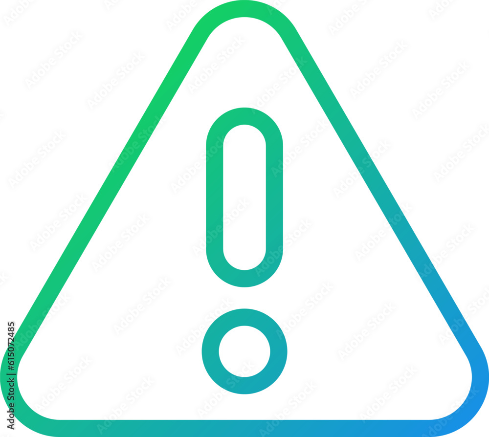 Poster warning red pixel perfect gradient linear vector icon. risky and hazardous situation. condition, obs