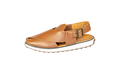 Peshawari Tsaplay a traditional footwear worn in summer