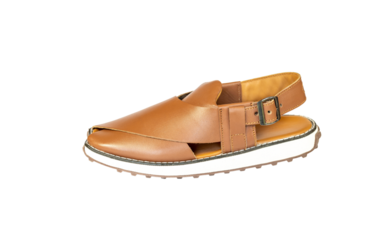 Peshawari Tsaplay a traditional footwear worn in summer