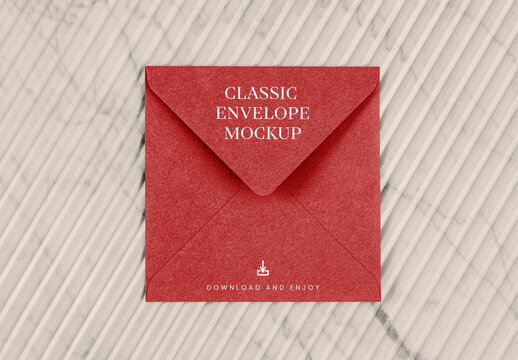 Square Envelope Mockup