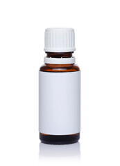 Medical bottle isolated on white background