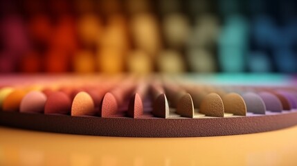 A beautiful and colorful background to promote products and services. Generative AI.