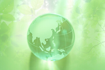 未来　地球環境　エコのイメージ