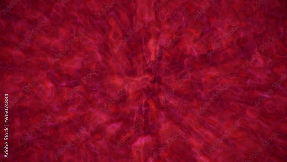 Poster a red and orange heat waves animation background. sun surface motion texture. seamless loop.