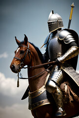 Epic Battle: The Knight's Valor Against Goblins in Ultra-Detailed Splendor