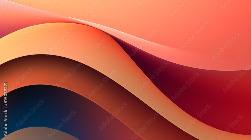 Aufkleber a digital artwork showcasing minimalistic abstract design with a simple gradient background, combini