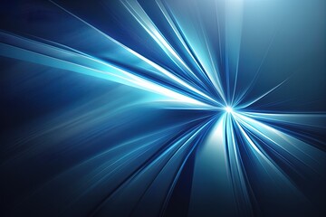 Fototapeta premium An abstract blue background adorned with subtly gleaming lines, generated by AI