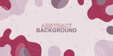 Abstract background. Color wave template presentation design with color line and dots.