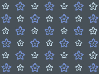 seamless pattern with snowflakes vector for card decoration illustration