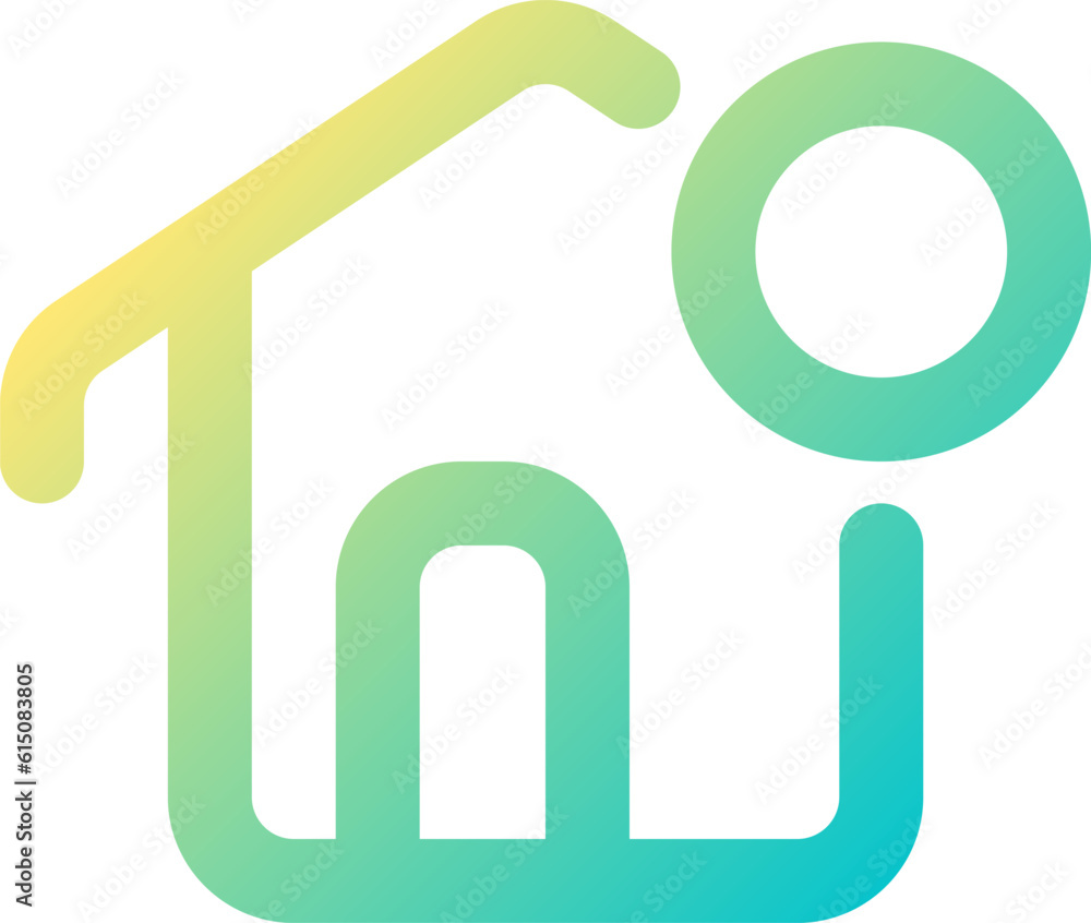 Poster notification from homepage pixel perfect gradient linear ui icon. communication on internet. line co