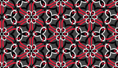 Geometric ethnic pattern seamless flower color. seamless pattern. Design for fabric,curtain,background,carpet,wallpaper,clothing,wrapping,Batik,mandalas,fabric,Vector illustration. pattern style.