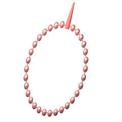 tasbih icon isolated on the white background
