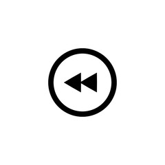 Media player icon, button multimedia interface, video, audio, play, pause, record, simple vector perfect illustration