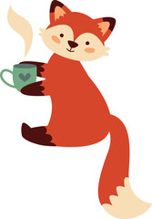 Fox With Hot Tea