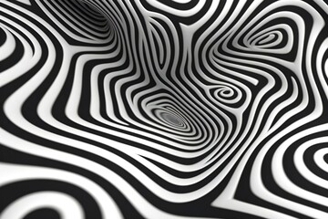 Weird black and white background Generative AI