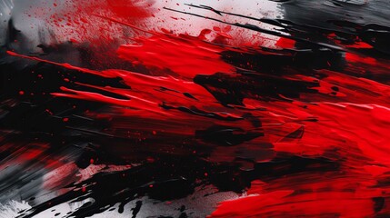 red paint on black HD 8K wallpaper Stock Photographic Image