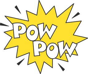 Fototapeta premium Comic Cartoon Explosion