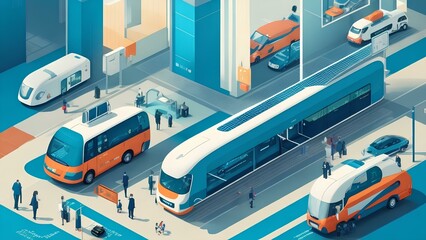 view of a train Generated Ai