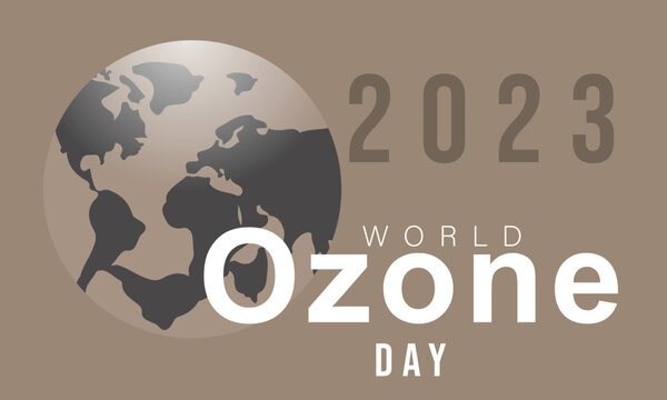 World ozone day. background, banner, card, poster, template. Vector illustration.