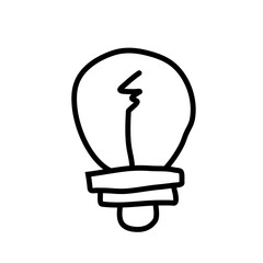 Editable vector pack of bulb line icons, lamp