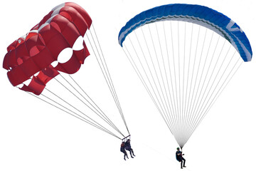 Gleitschirmfliegen. Paragliding.	
