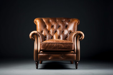 leather armchair