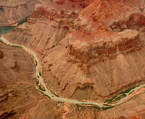 Aerial View Grand Canyon Arizona