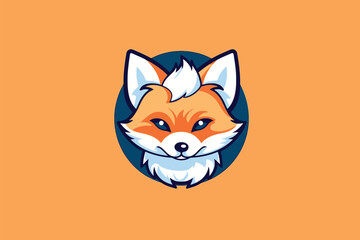  Cute fox mascot logo design vector for your sport team or corporate identity