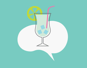 Tropical Temptation: Beachside Bliss with a Colorful Drink