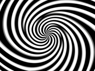 abstraction white background and black spiral