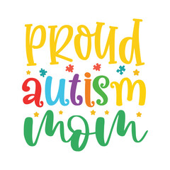 About Autism Design Graphic