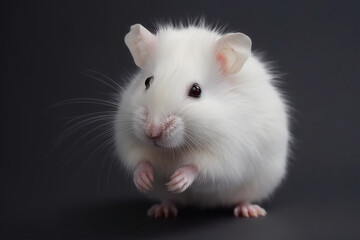 Generative AI.
a white mouse on a white background